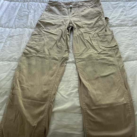 Beige Garage Cargo Pants - Picture 1 of 1